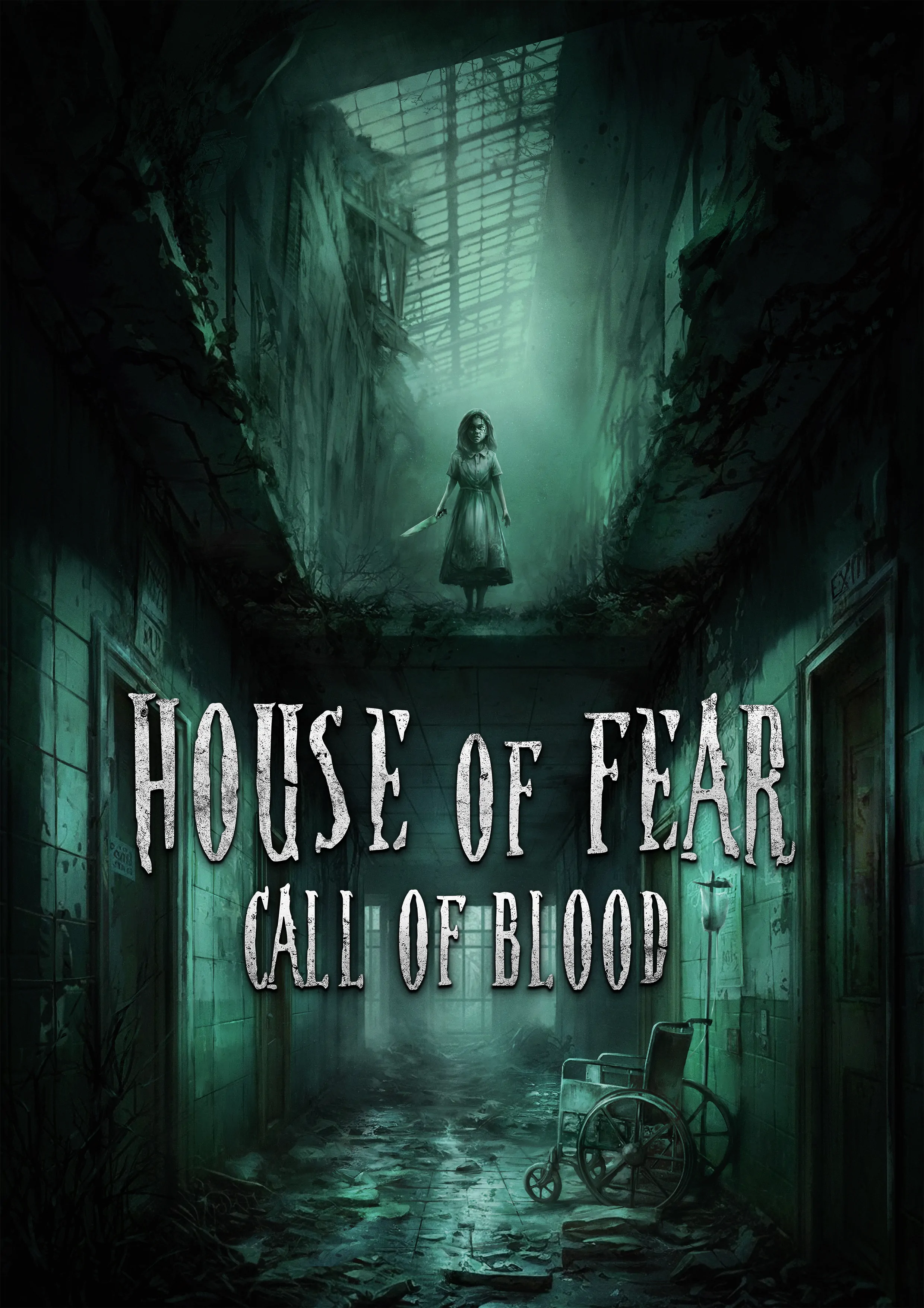 Affiche de House of Fear : Call of Blood, escape game d'horreur en réalité virtuelle à Blagnac
